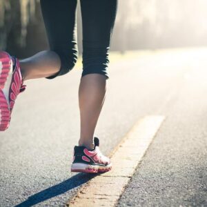 running feet