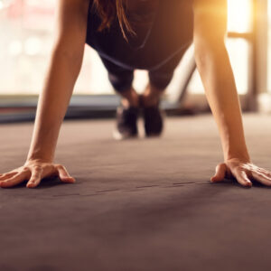 Close,Up,Woman,Hand,Doing,Push,Ups,Exercise,In,A